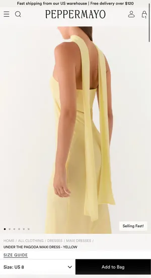 Peppermayo Under The Pagoda Maxi Dress thumbnail 3