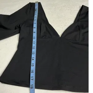 Intimately by Free People Duo Corset Long‎ Sleeve Black Cami Women Medium thumbnail 6