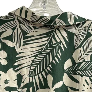 Stile Collection Women's Floral Wrap Blouse Green‎ V-Neck Long Sleeve S thumbnail 10