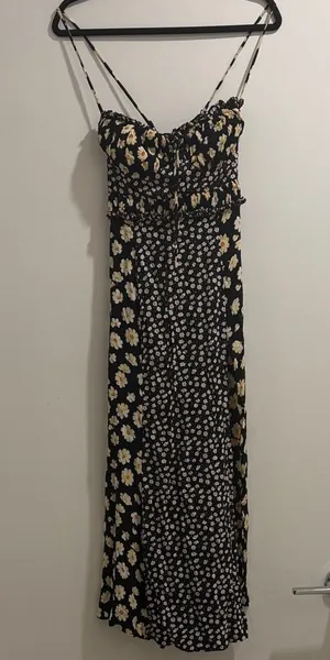 Free People - Tigerlilly Mixed Floral Midi Sundress - Small thumbnail 1
