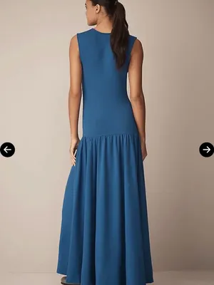 Daily Practice by Anthropologie sleeveless drop-waist maxi dress Size M NWT thumbnail 4