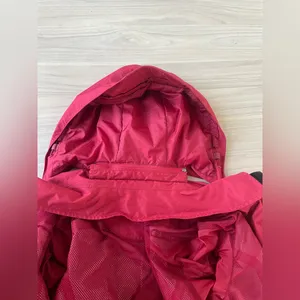 L.L. Bean Women's Vibrant Red Trench Coat thumbnail 6