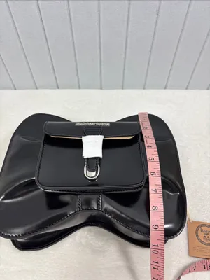 Dr. Martens Black Kiev VEGAN Bow Bag Crossbody Backpack 2-Way Purse thumbnail 14
