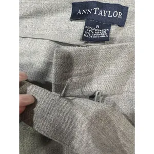Ann Taylor Dress Pants Womens Straight Gray Trousers Slacks Business Size 8 thumbnail 7