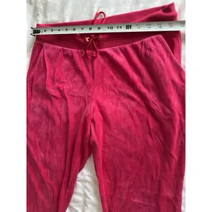 Juicy Couture Velour Pants Joggers Pink Women's Large Y2K Athleisure thumbnail 6
