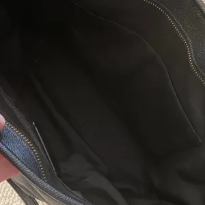 Coach Black Leather Tote Shoulder Bag Zip Top A1978-F58846 Strap Flaw GUC thumbnail 11
