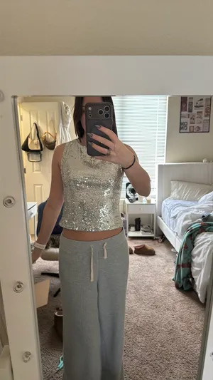 Motel rocks sequin top  thumbnail 4
