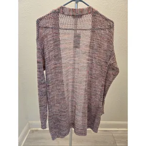 NWT Hooked Up Size XS Women's Rainbow Long Sleeve Duster Cardigan Sweater thumbnail 5