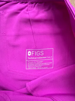 FIGS NWT Women’s Purple Jolt Zamora Jogger Scrub Pants - Size 4XL Petite thumbnail 3