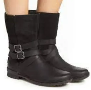 UGG Lorna Buckle Detailed Boots US6.5 Women's Black $190 thumbnail 10
