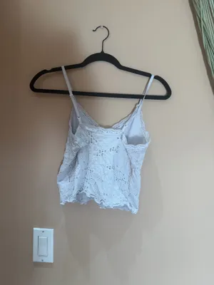 SO White Lace Tank Top thumbnail 3