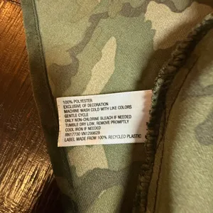 Wild‎ Fable Camouflage Lace Trim V-Neck Midi Slip Dress Green Camo XS S Y2K thumbnail 5