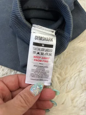Gymshark Butt Shaping Leggings Blue Gray thumbnail 5