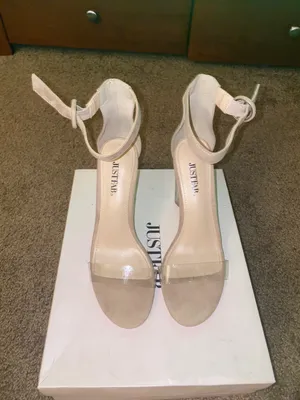 JustFab Nude Heels thumbnail 5
