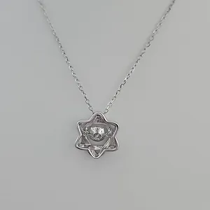 Star Moissanite Necklace thumbnail 2