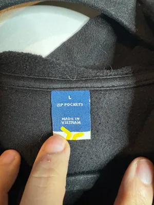 Old Navy black zip up fleece jacket thumbnail 3