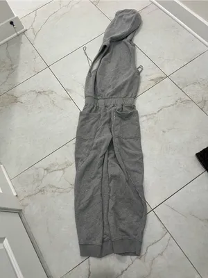Free People FP Movement Gray Set Go Onesie Size XS thumbnail 8