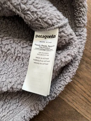 Patagonia Los Gatos Women's Fleece Quarter-Zip Pullover Light Gray medium thumbnail 3