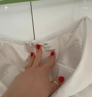 Meshki bridal satin mini dress thumbnail 3