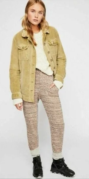 ✨NWOT Free People Knit Cozy Sweater Sz Medium Trousers✨ thumbnail 1