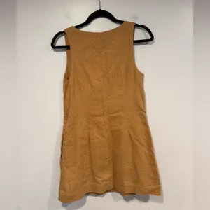 Abercrombie & Fitch Mustard Brown Mini Dress thumbnail 5