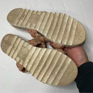 MARC FISHER Jaime Braided Flat Espadrille Slip On Sandals Size 8 thumbnail 6
