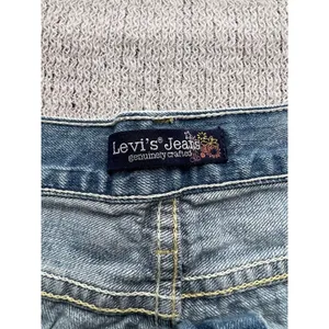 Levi's Jeans Shorts Juniors Size‎ 9 Distressed Cuffed Cotton Blue Denim thumbnail 5