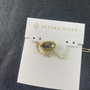 Kendra Scott Purple Crown Necklace thumbnail 4