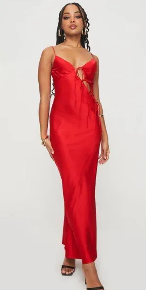 Princess Polly Dress Red Maxi thumbnail 1