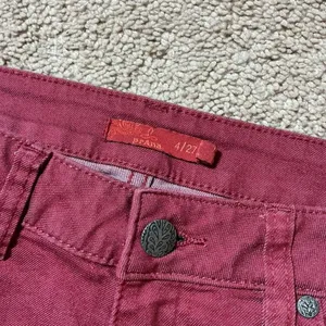 PrAna Women's Burgundy Red Orangic Cotton Skinny Leg‎ Pants Size 4/27 thumbnail 5