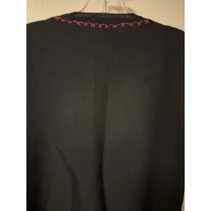 Vntg Napa Valley‎ 100% Wool Embroidered Zip Cardigan Size M thumbnail 14