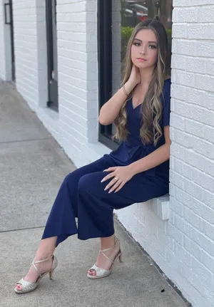 Navy jumpsuit Blue Size M thumbnail 1