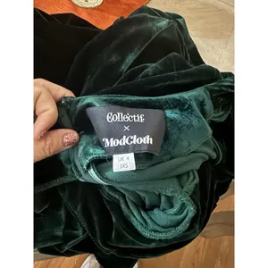 Modcloth Velvet Midi Dress XXS thumbnail 3