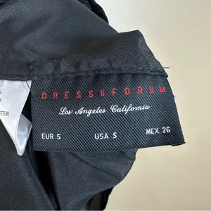 Dress Forum Los Angeles California Black Slinky Halter Blouse Small New thumbnail 5
