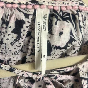✨By Anthropologie Peasant Sz XS Blouse✨ thumbnail 11
