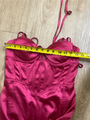 Aqua Hot Pink Strappy Mini Dress thumbnail 7