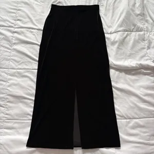 Vintage 90s Velour Maxi Skirt Womens‎ Small Gothic Vampire Y2K Feminine Grunge thumbnail 7