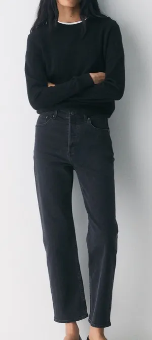 Aritzia Denim Forum The Arlo Hi-Rise Straight Jean thumbnail 1