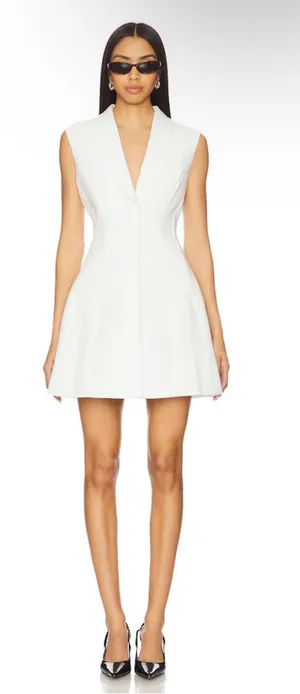 Bardot Destene Hourglass Mini Dress in Orchid White thumbnail 1