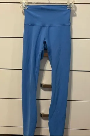 Lululemon Nile Blue Wunder Under Leggings 25” thumbnail 2