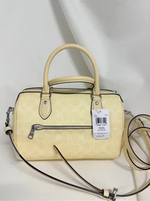 coach Rowan Satchel Bag In Signature Canvas cv961 thumbnail 2