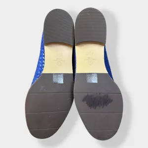 Marc Joseph New York Leather Columbus Flats‎ in Blue size 7.5 thumbnail 10