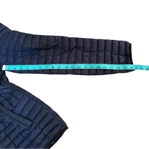 Halifax Navy Puffer Quilted Jacket Size Large Blue thumbnail 4