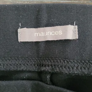 Maurices Women’s Size 16 Black Casual Pants Regular Fit Straight Leg Workwear thumbnail 8