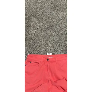 Boden Womens Coral Pink Slim Ankle Zip Pants Size US 8R WC145 Mid Rise Cotton thumbnail 7
