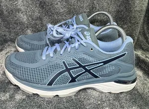 Asics Gel Pursue Purple Grey Women Size 8.5 thumbnail 1