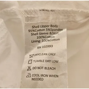 Peter Som Collective Rent the Runway White Combo Eyelet Dress Mini Sz 6 $360 thumbnail 10