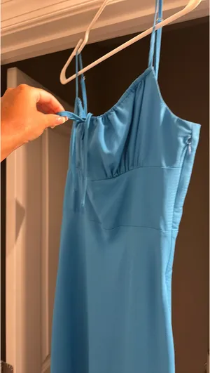 Shinestar Blue Maxi Dress thumbnail 3