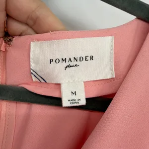 Pomander Place‎ Pink Red Colorblock Velvet Skirt Dress Womens Medium thumbnail 4