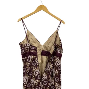 Bardot Dalia Asymmetrical Lace Midi Dress - Burgundy Floral - US 6/Small thumbnail 11